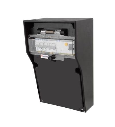 FAMATEL Skříň Rubber Box 4015 IP65, 9,5mod; 340x215x130mm (v x š x h) 4015
